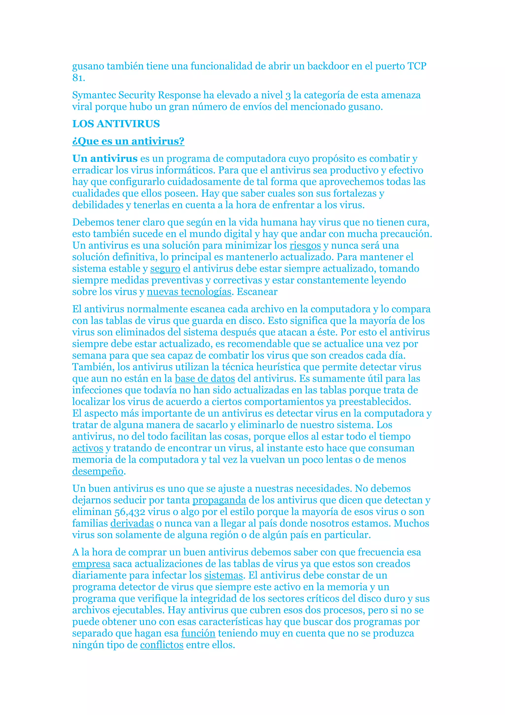 Los Virus Informaticos