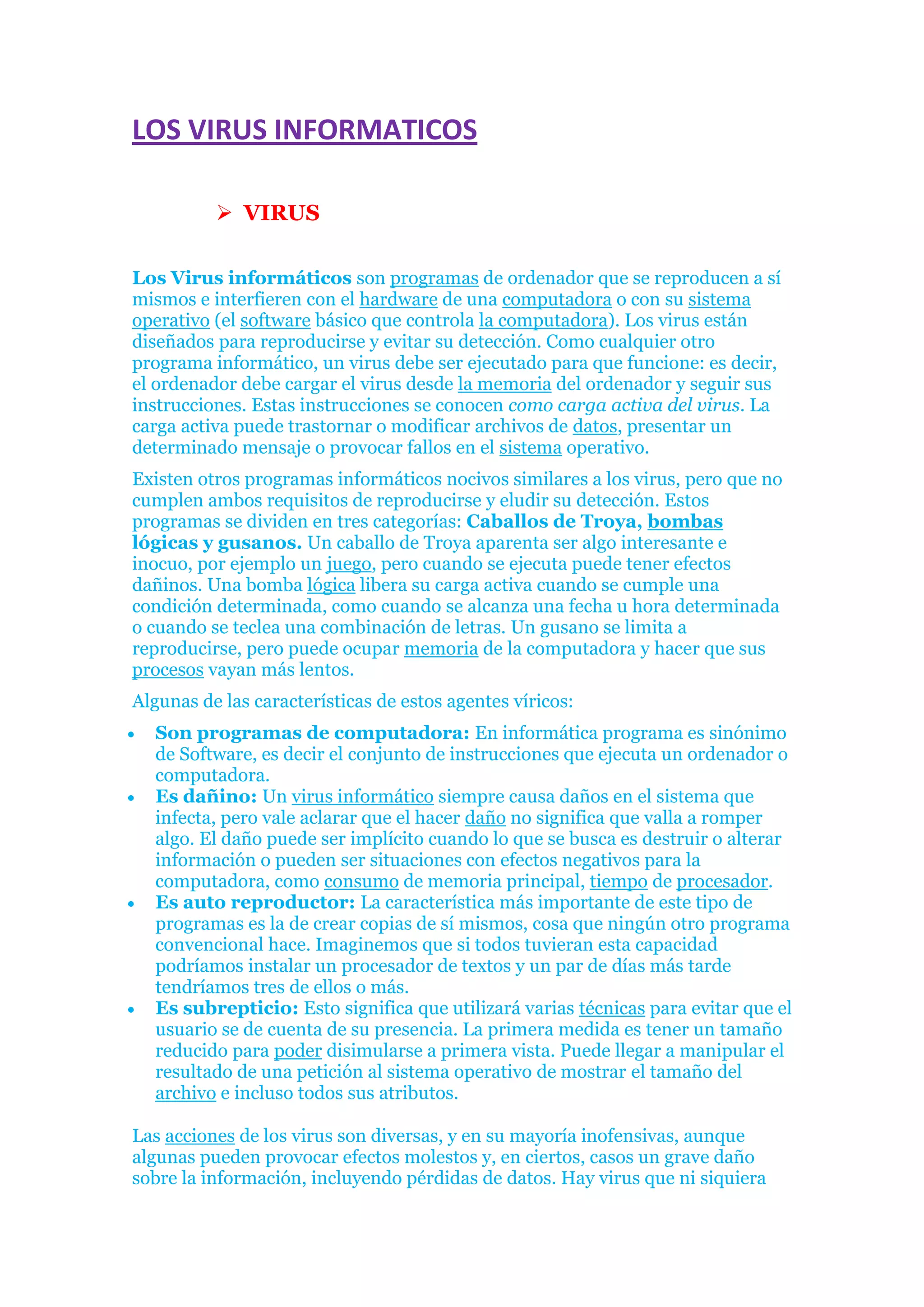 Los Virus Informaticos