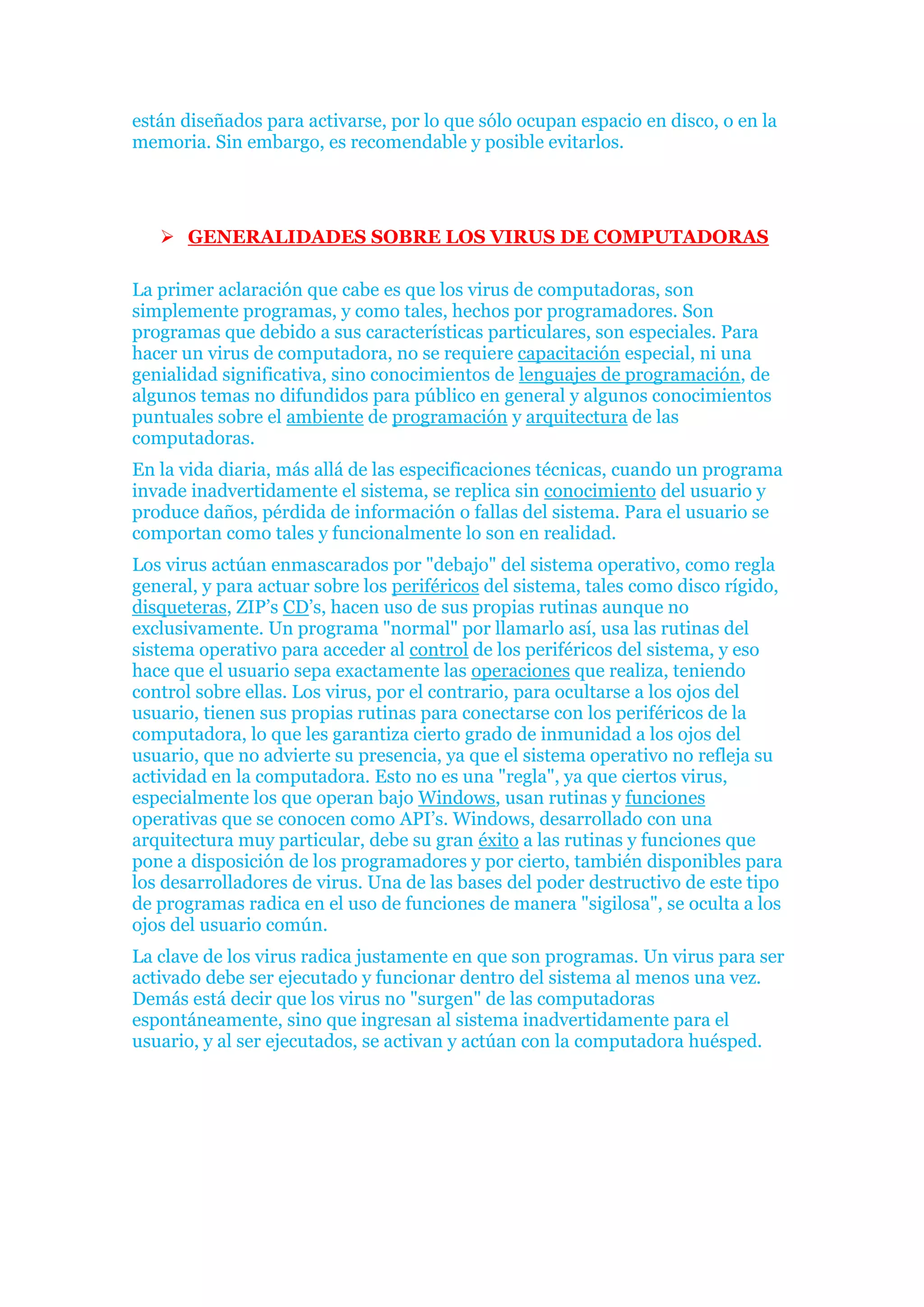 Los Virus Informaticos