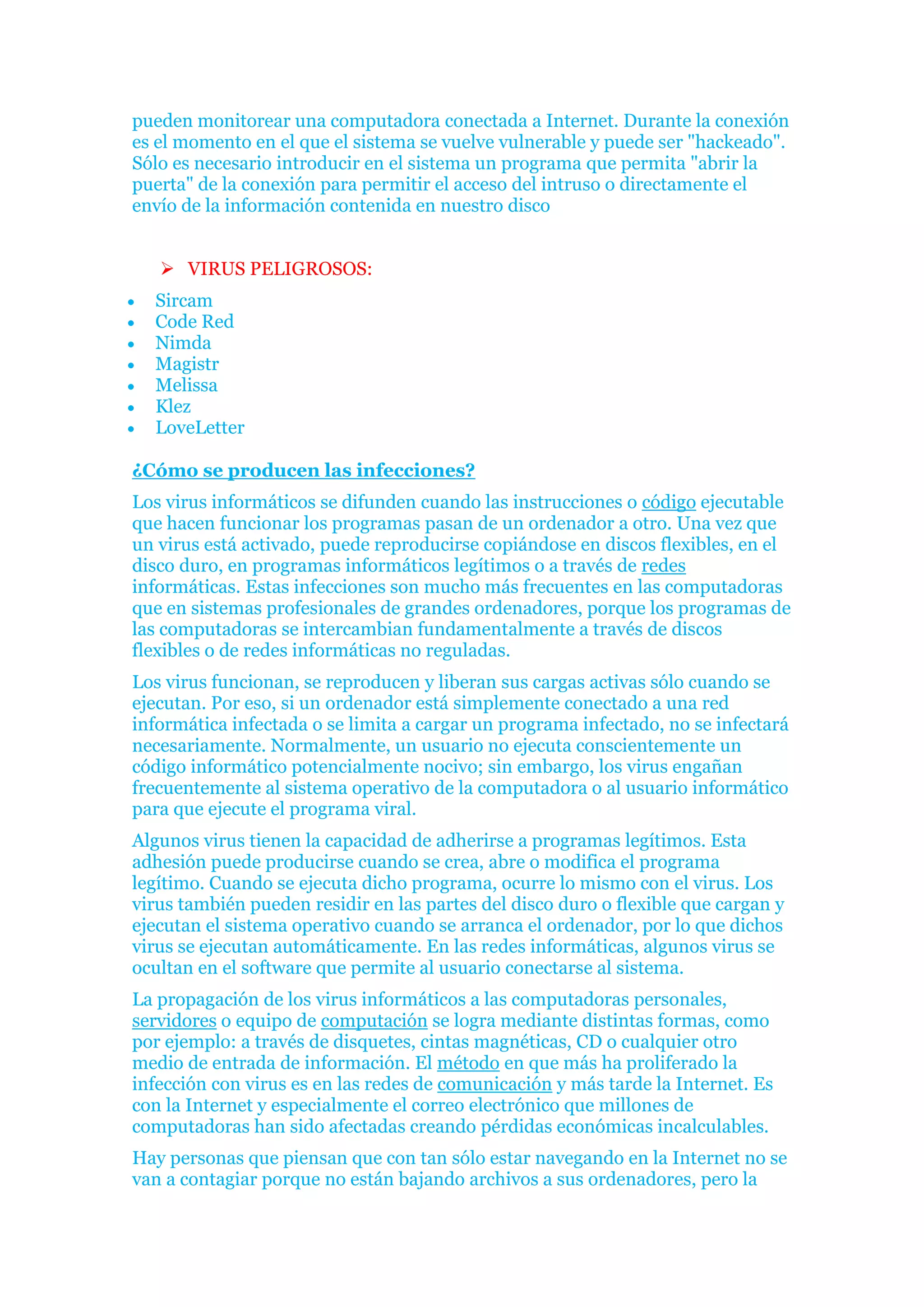 Los Virus Informaticos