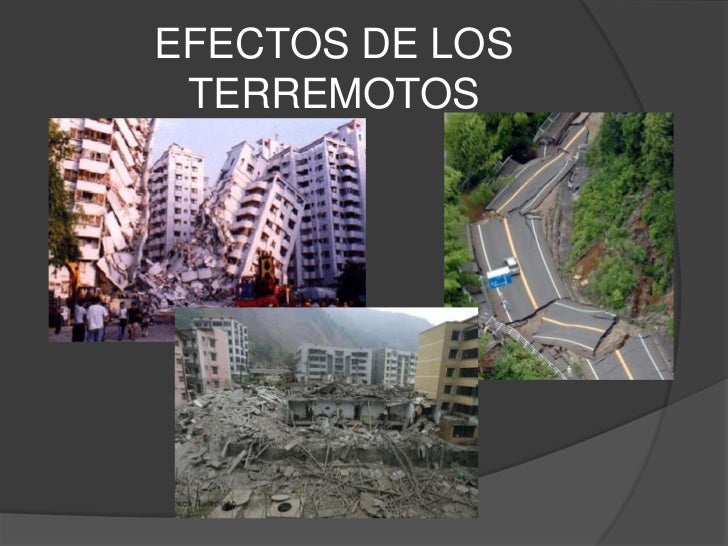 Los terremotos