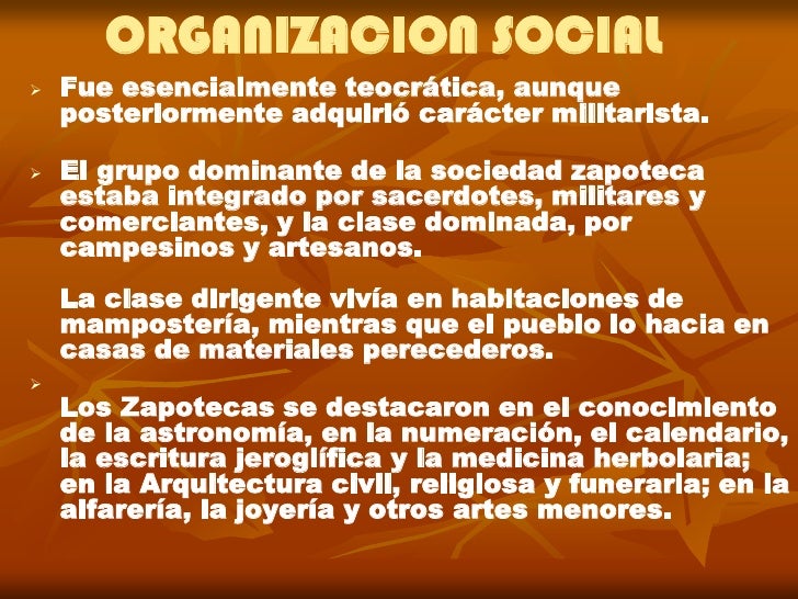 Los zapotecas