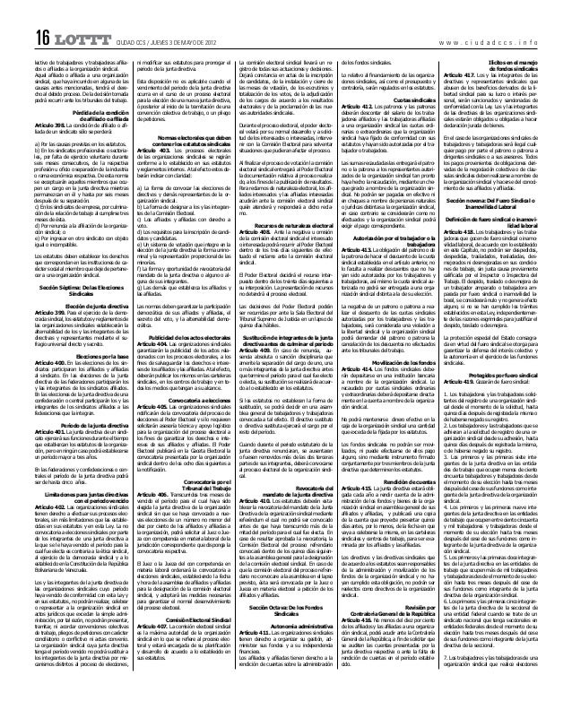 Ley Orgánica del Trabajo