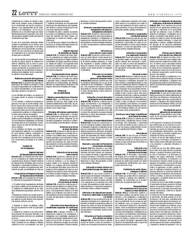 Ley Orgánica del Trabajo