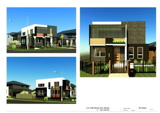 For:
DRAWING NAME:
SCALE @ A3
SHEET No:MR. HARVIE
Lot 1446 Bardia Ave, Bardia 3D Views
02-19
 