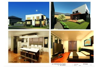 For:
DRAWING NAME:
SCALE @ A3
SHEET No:MR. HARVIE
Lot 1446 Bardia Ave, Bardia 3D Views
02-20
KITCHEN / DINING MASTER BEDROOM
 