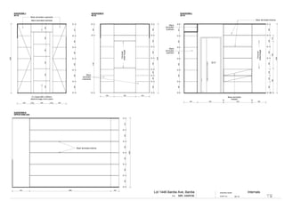 500100600100500
300450450450450450
Black laminated bulkhead
Black laminated cupboards
5 x Award 600 x 450mm
diamond edge mirror panel
20
410
20
400
20
400
20
400
20
400
20
400
20
2550
20
400
20
200
20
200
20
400
20
400
20
400
20
390
20
2550
500800500
20
2100
20
390
20
Chromed
metalhanger
Black
laminated
cupboards
500 940
20
1035
20
500
2550
20
400225235400
20
400
20
400
20
390
20
20
8851000215
20
400
20
400
20
400
20
400
20
400
20
410
20
Chromed
metalhanger
Black laminated shelves
Black
laminated
cupboard
Black
laminated
bulkhead
Black laminated
drawers
D17
20
400
20
400
20
400
20
400
20
400
20
410
20
2550
3002995635
Black laminated shelves
For:
DRAWING NAME:
SCALE @ A3
SHEET No: 1 : 25MR. HARVIE
Lot 1446 Bardia Ave, Bardia Internals
02-13
ELEVATION J
W.I.R.
ELEVATION K
W.I.R.
ELEVATION L
W.I.R.
ELEVATION N
OFFICE SHELVES
 