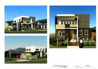 For:
DRAWING NAME:
SCALE @ A3
SHEET No:MR. HARVIE
Lot 1446 Bardia Ave, Bardia 3D Views
02-18
 