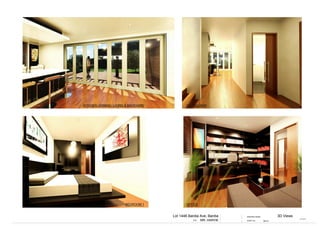 For:
DRAWING NAME:
SCALE @ A3
SHEET No:MR. HARVIE
Lot 1446 Bardia Ave, Bardia 3D Views
02-21
BEDROOM 1 OFFICE
GF HALLWAYKITCHEN / DINING / LIVING & BACKYARD
 