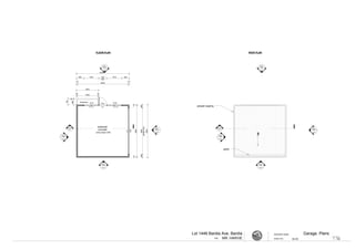 Section 3
02-07
SW 0718 SW 0718
GARAGE
concrete
920
5500
360
garagedoor
5500360
110
6000
110
840 1810
door
920 1810 840
110
6000
110
6220
6220
ceiling height: 2550
North.
Garage
02-06
East.
Garage
02-06
South.
Garage
02-06
West.
Garage
02-06
flowerbed
90
2430
90
2610
90
660
750
D20
D19 W16W15
Section 3
02-07
North.
Garage
02-06
fall
gutter
East.
Garage
02-06
South.
Garage
02-06
West.
Garage
02-06
parapet capping
For:
DRAWING NAME:
SCALE @ A3
SHEET No: 1 : 100MR. HARVIE
Lot 1446 Bardia Ave, Bardia Garage. Plans
02-05
FLOOR PLAN ROOF PLAN
NORTH
 