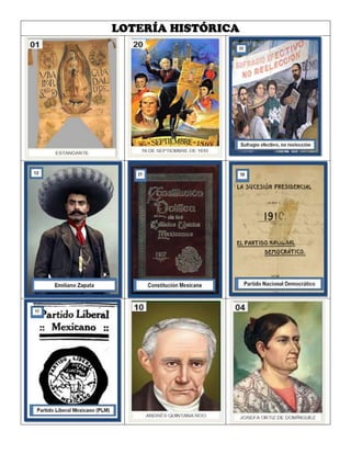 LOTERÍA HISTÓRICA
 