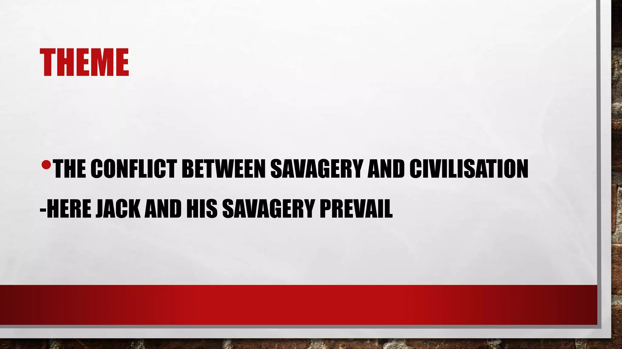 LORD OF THE FLIES CHAPTER 7 REVIEW POWERPOINT | PPTX