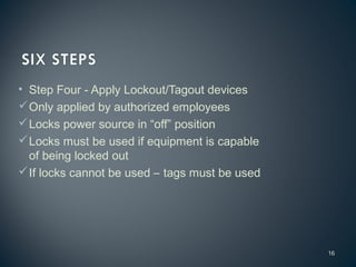 Lock Out / Tag Out | PPT