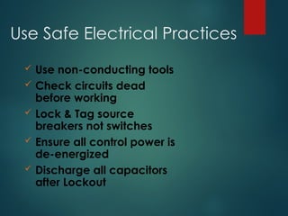 logout tagout training material for safety | PPT