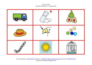 K letra LOTO
                                 Altza Herri Ikastetxea – Laguntza Gela




Autor pictogramas: Sergio Palao P...