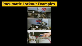 Pneumatic Lockout Examples
 