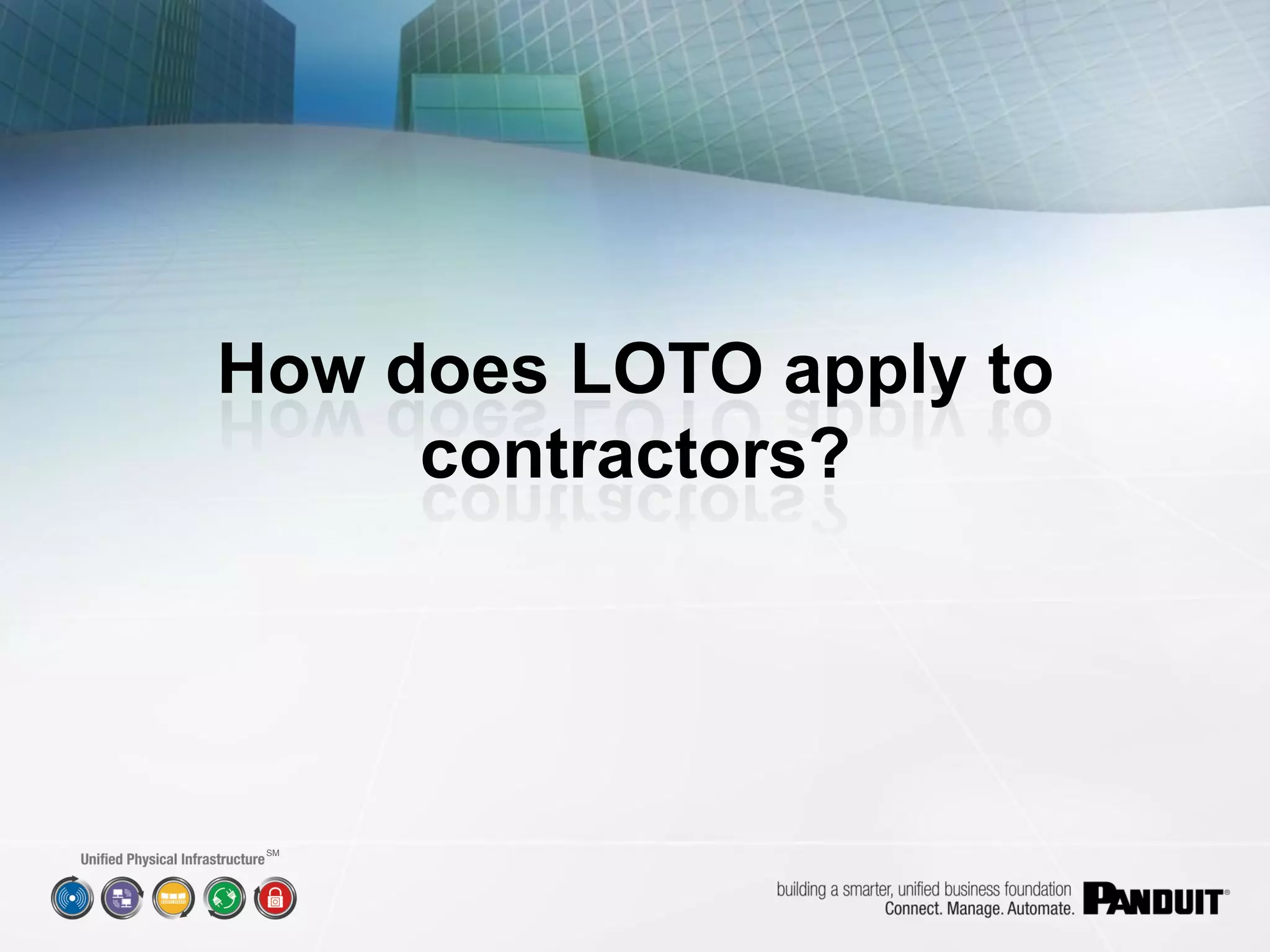 Lockout/Tagout Training (Contractor Version) | PDF