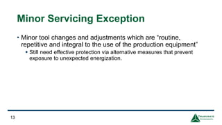Complying with OSHA's Lockout/Tagout Rules: Control Hazardous Energy ...