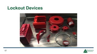 Complying with OSHA's Lockout/Tagout Rules: Control Hazardous Energy ...