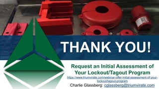 Complying with OSHA's Lockout/Tagout Rules: Control Hazardous Energy ...