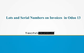 Lots and Serial Numbers on Invoices in Odoo 13
 