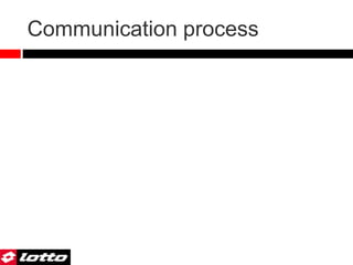 Communication process
 