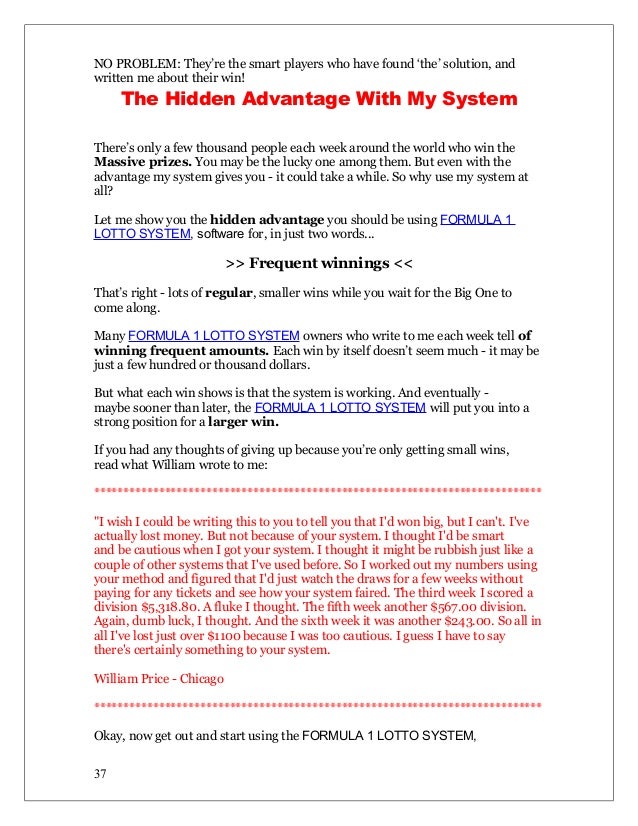 cost of lotto systems