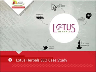 Lotus Herbals SEO Case Study
 