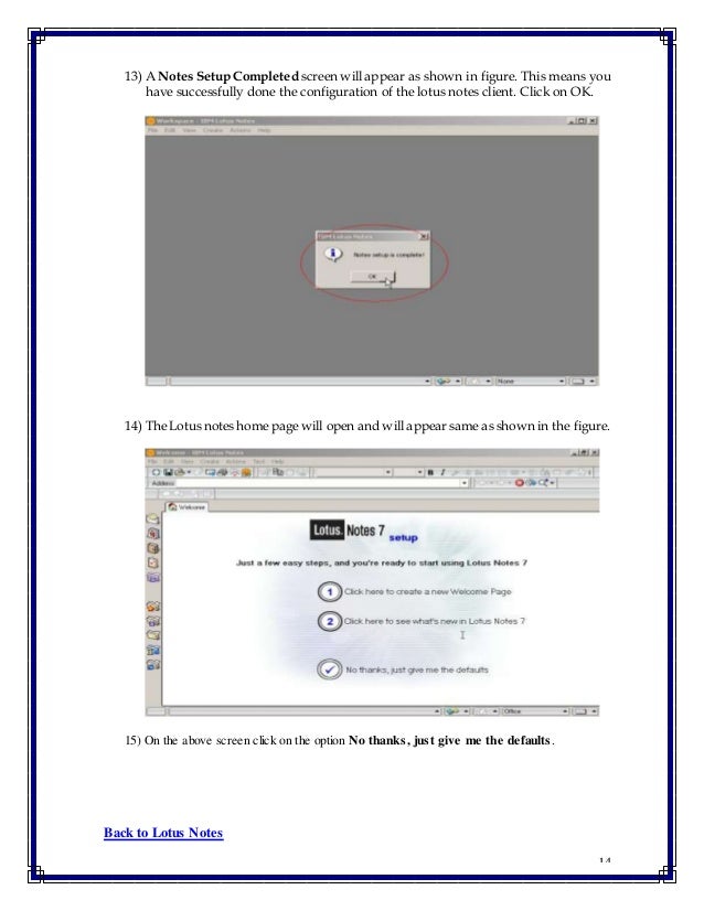 Lotus notes 7
