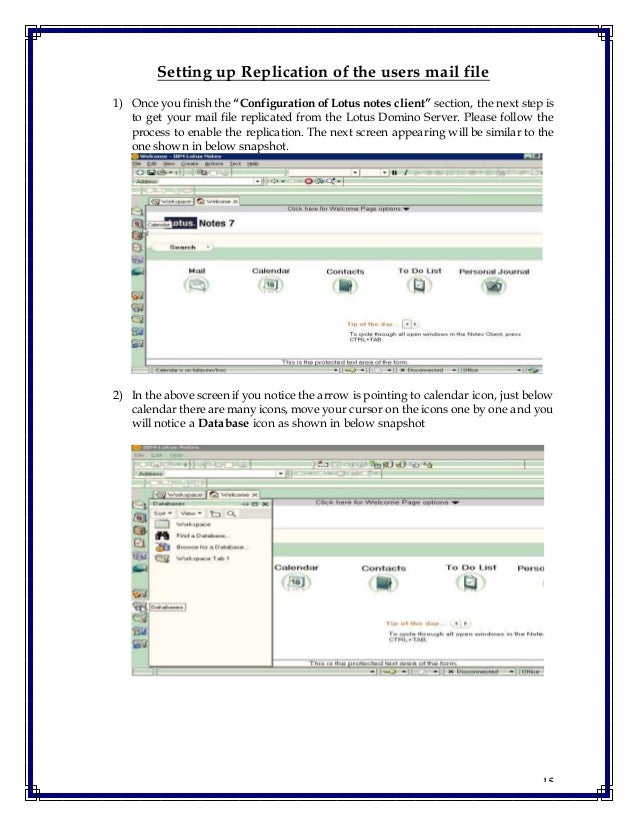 Lotus notes 7