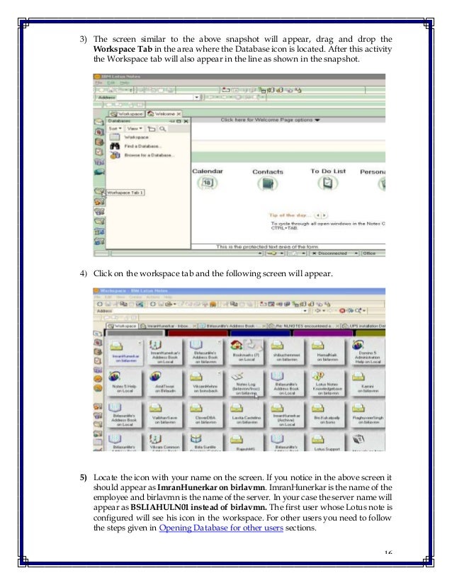 Lotus notes 7