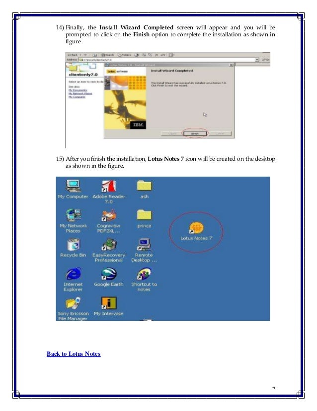 Lotus notes 7