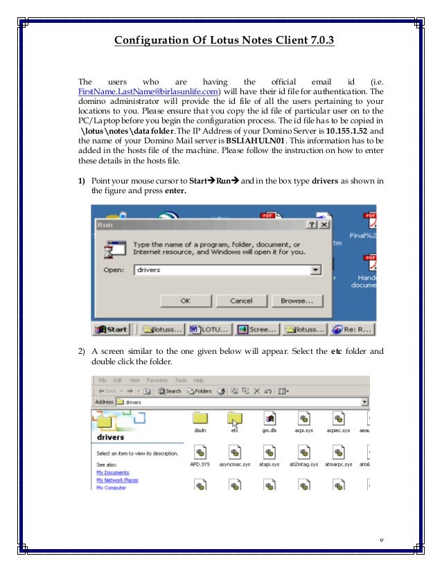 Lotus notes 7