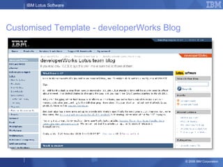 Lotus Notes Blog Template | PPT