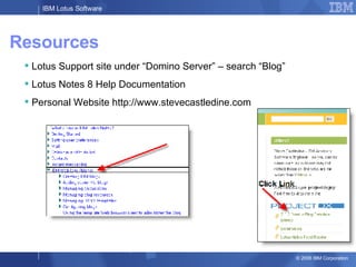Lotus Notes Blog Template | PPT
