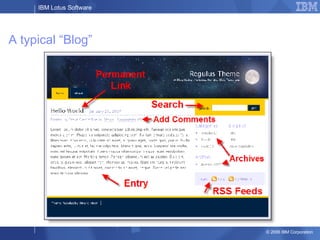 Lotus Notes Blog Template | PPT