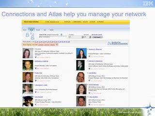 Connections and Atlas help you manage your network 