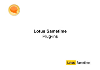 Lotus Sametime Productivity