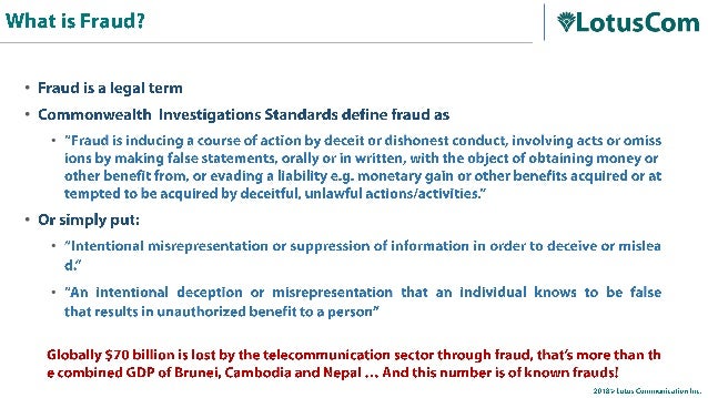 Smore Misrepresentation Of Research >> Lotuscom Revenue Assurance Fraud Management Smore Misrepresentation Of Research >> Lotuscom Revenue Assurance Fraud Management