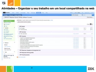 Wikis –  Colaborativamente criar páginas e documentos 