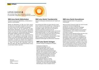 Lotusday Lab Quickr Domino