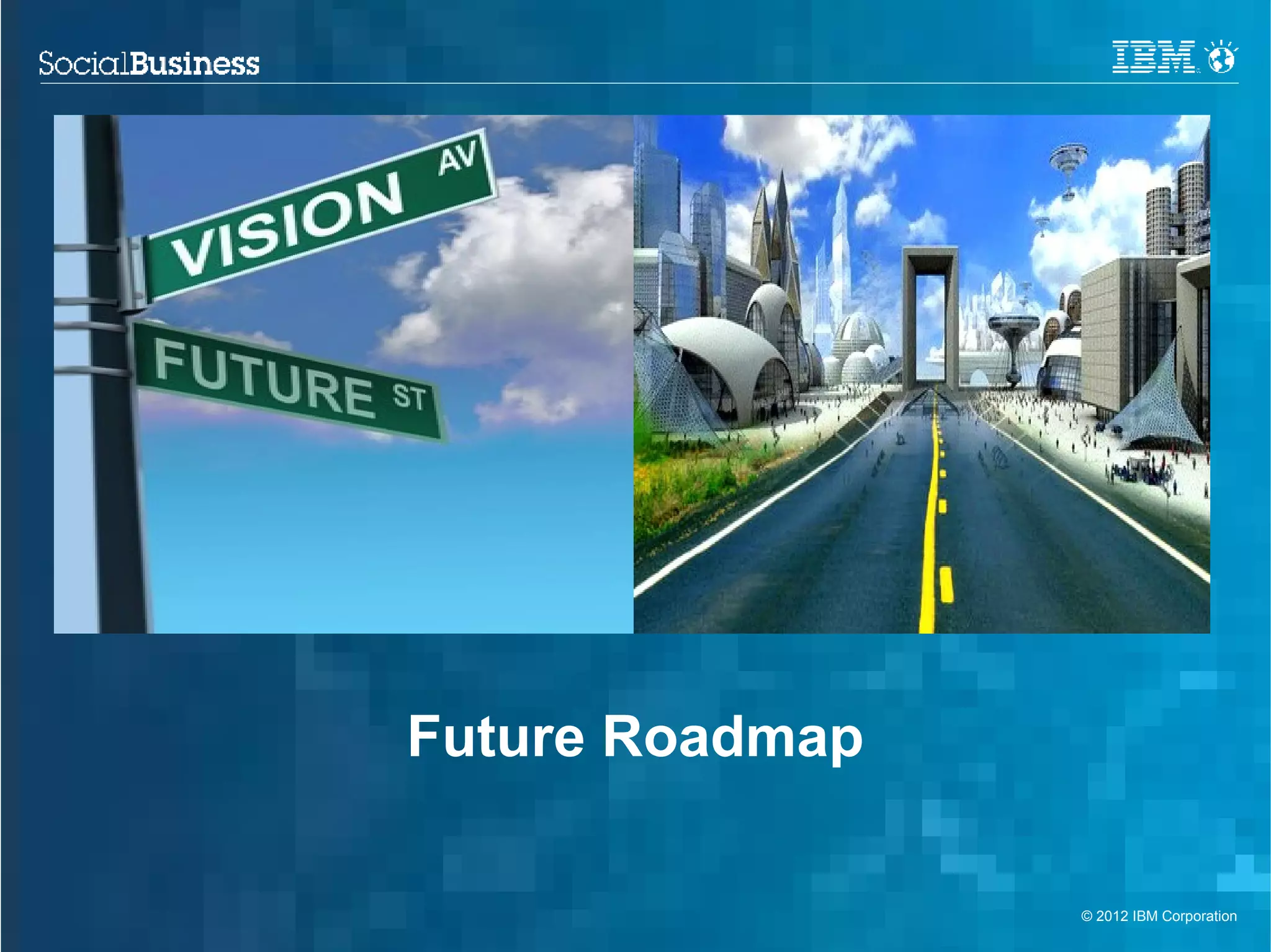 Future Roadmap

                 © 2012 IBM Corporation
 