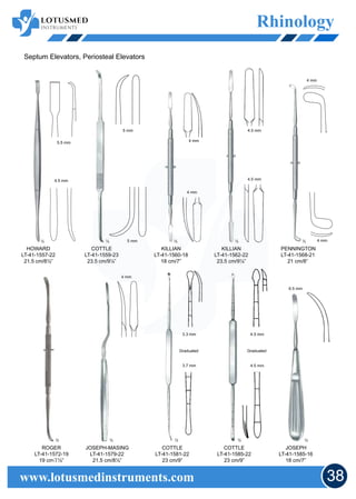 LotusMed Instruments ENT catalogue | PDF
