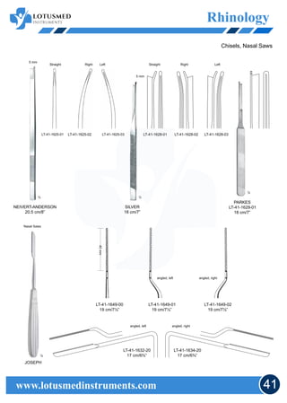 LotusMed Instruments ENT catalogue | PDF
