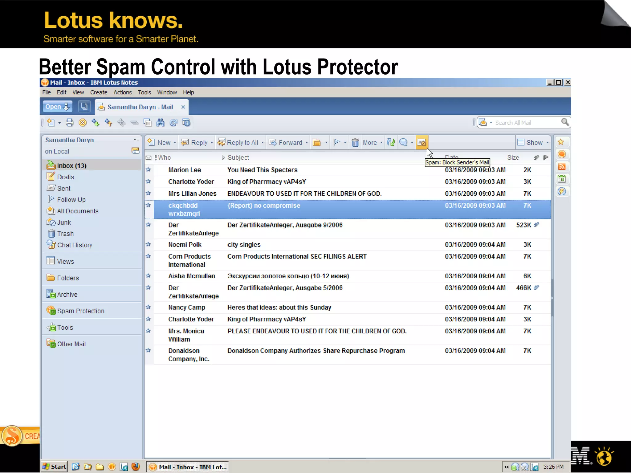 Better Spam Control with Lotus Protector 