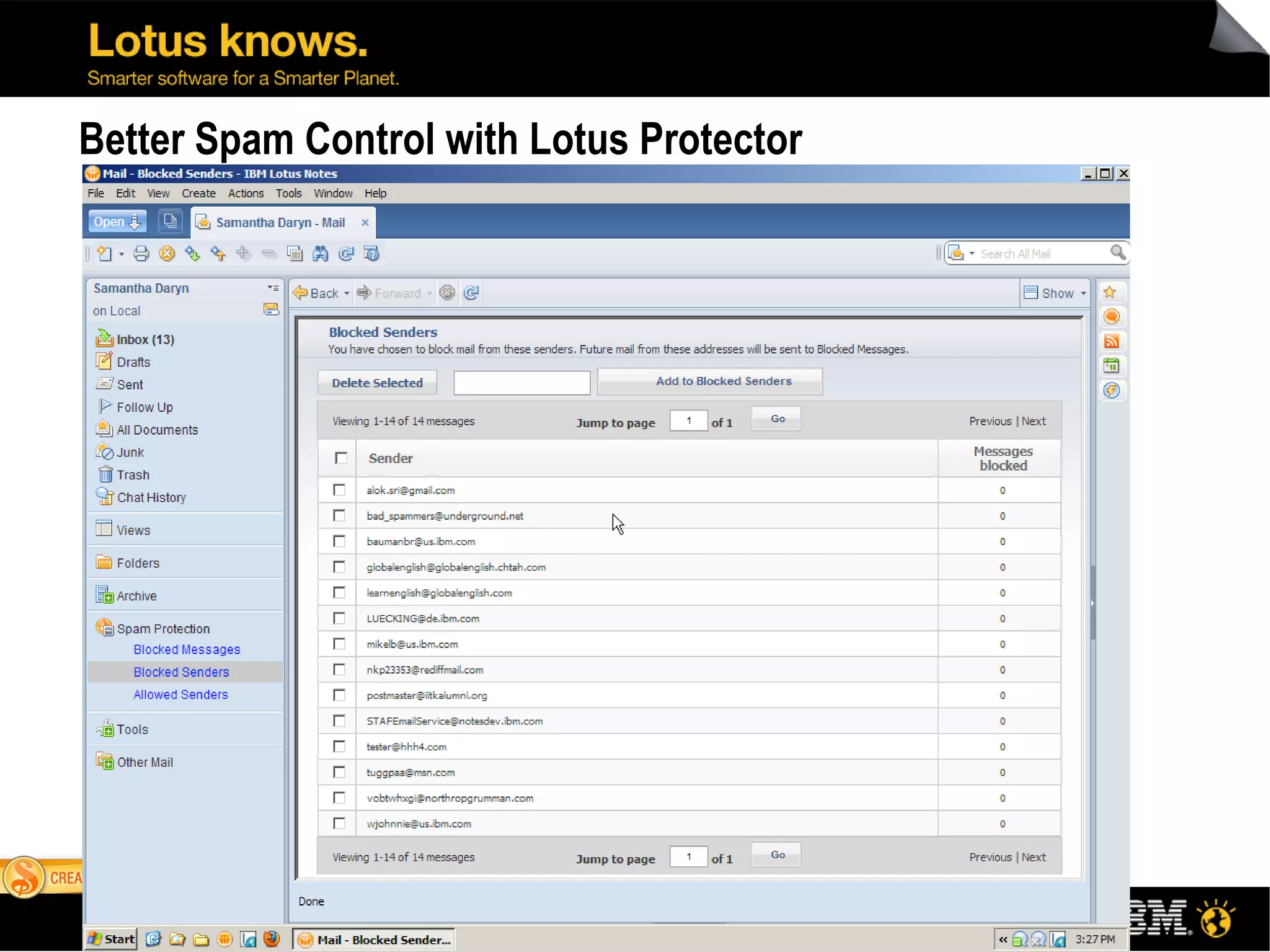 Better Spam Control with Lotus Protector 