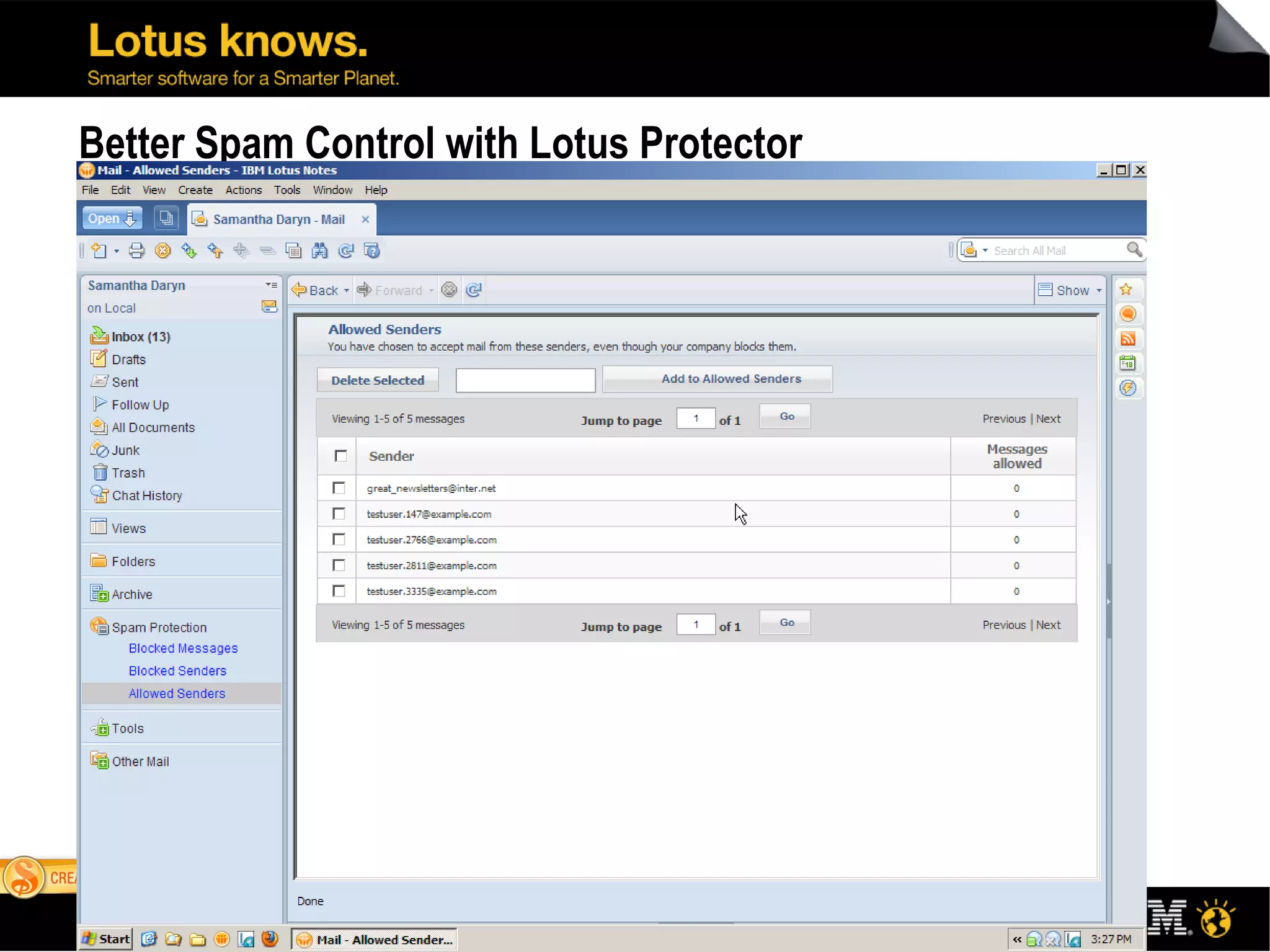 Better Spam Control with Lotus Protector 