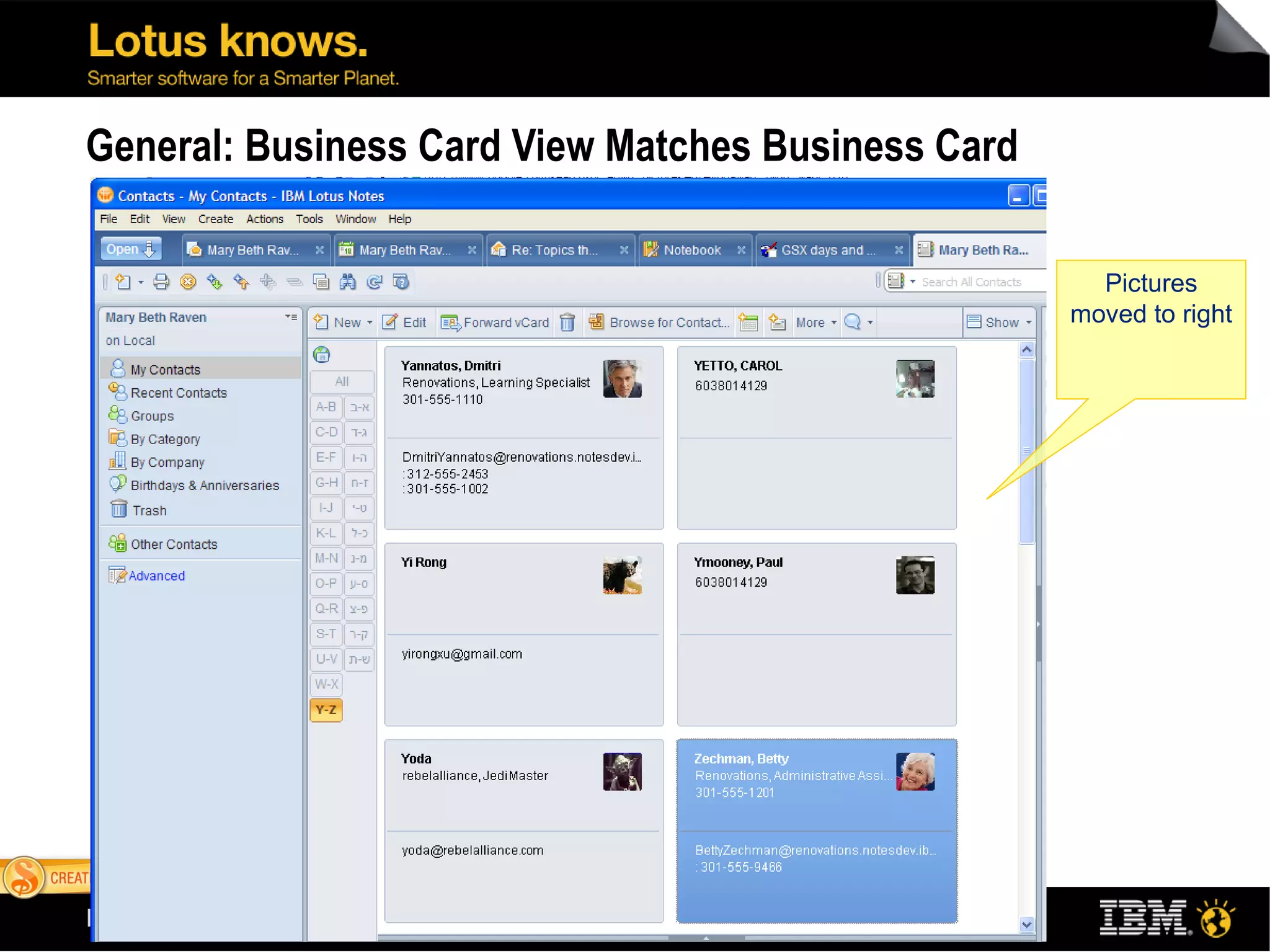General: Business Card View Matches Business Card Pictures moved to right 