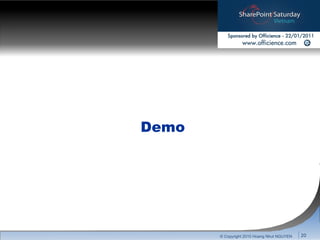 Demo © Copyright 2010 Hoang Nhut NGUYEN 