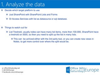 How to migrate from Lotus Notes to SharePoint 2013 or SharePoint Online ...